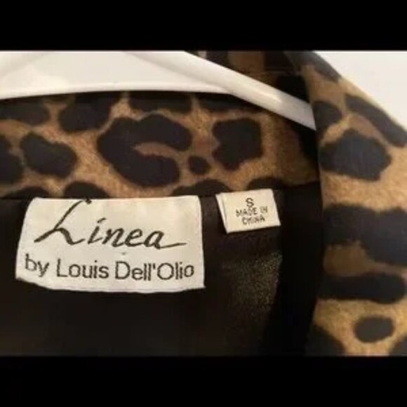 NWOT Leopard animal print  3/4 length size small Adorable jacket trench coat - Picture 4 of 11